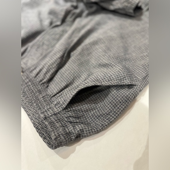 Schnayderman’s Linen plaid grey shorts L - Picture 5 of 7